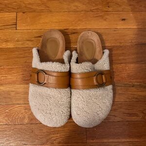 See by Chloe Sherpa clogs